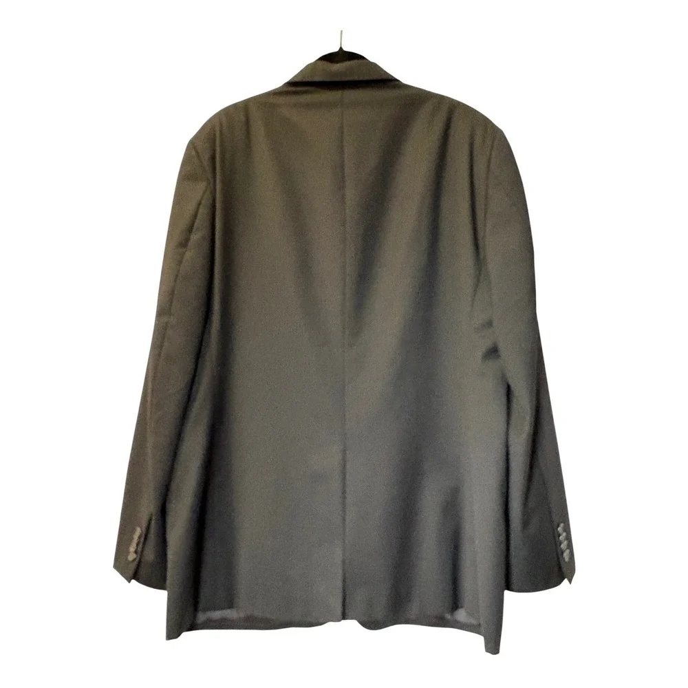 Lauren‎ Ralph Lauren Mens 44R Black 100% Wool 2 Button Blazer Sport Coat Jacket